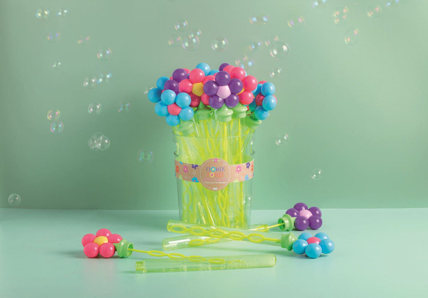 Mud Pie Flower Power Bubble Wand