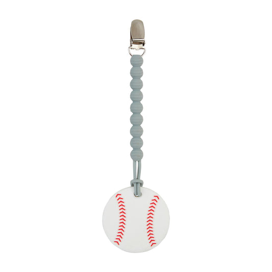 Mud Pie Baseball Clip On Teether