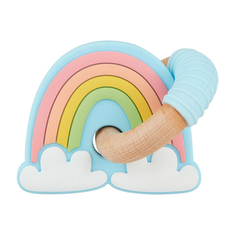 Mud Pie Rainbow Silicone Teether