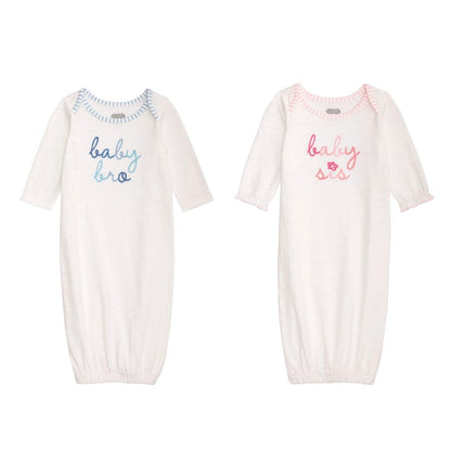 Mud Pie Baby Bro/Sis Gown