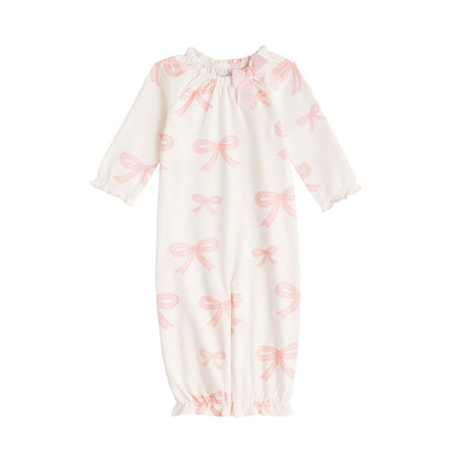 Mud Pie Bow Print Convertible Gown