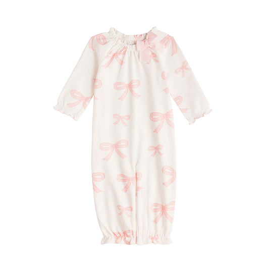 Mud Pie Bow Print Convertible Gown