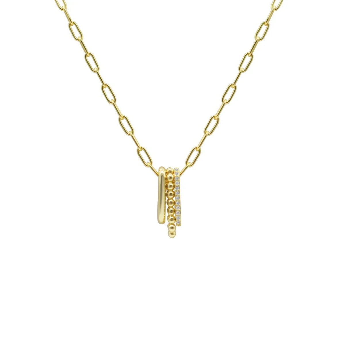 Gold Kitchen Sink Necklace