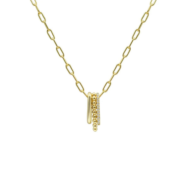 Gold Kitchen Sink Necklace