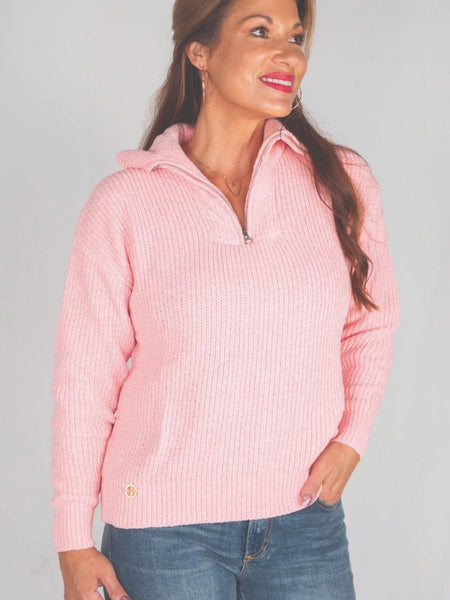 Candy Quarterzip Sweater