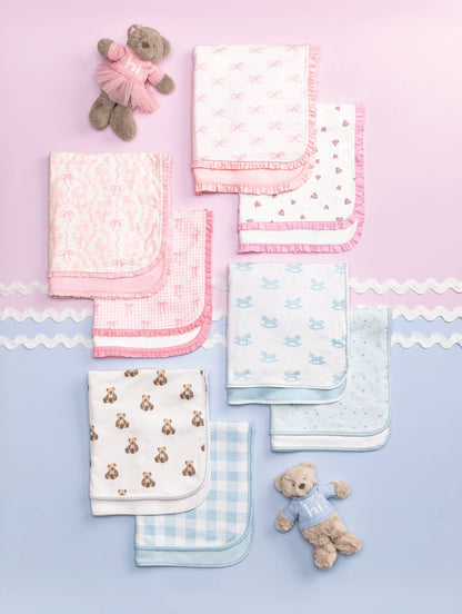 Mud Pie Girl Arrival Blankets