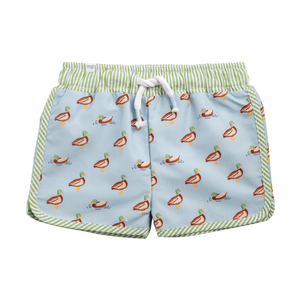 Mud Pie Mallard Duck Swim Trunks