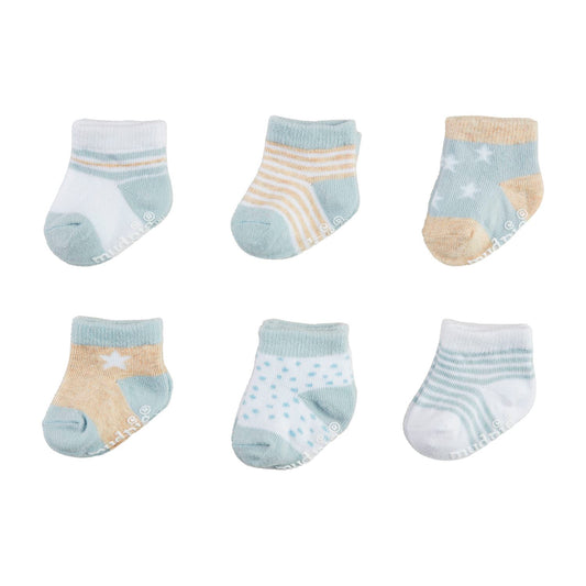 Mud Pie Blue Baby Socks