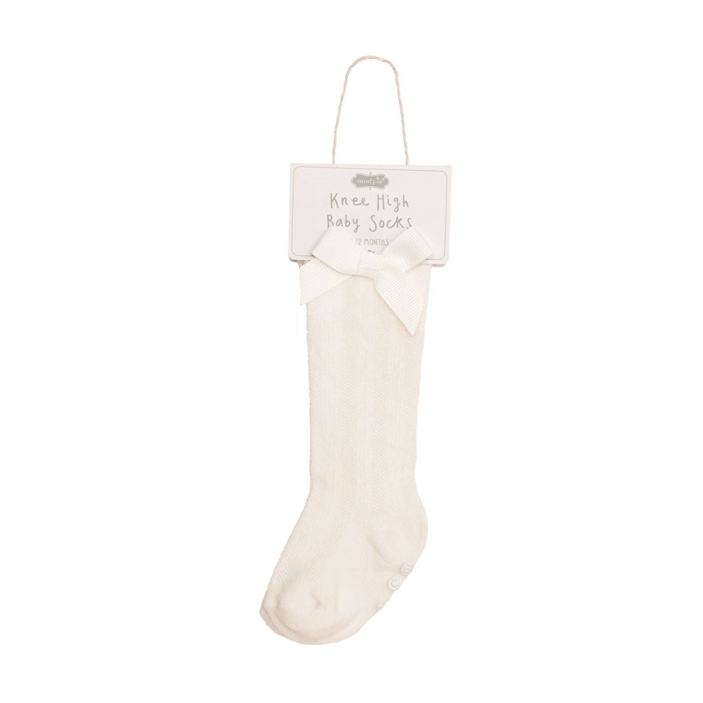 Mud Pie Pointelle Bow Knee Socks