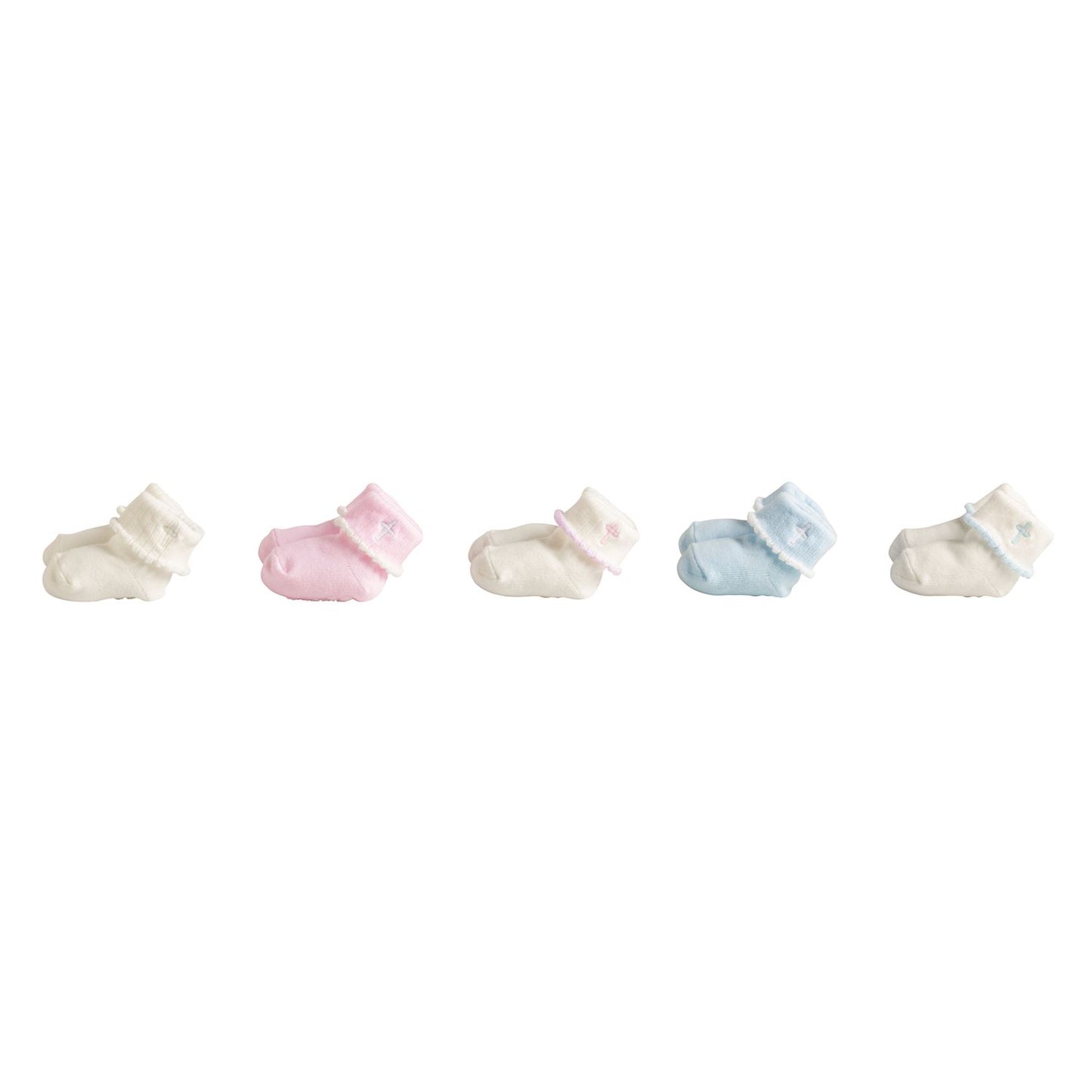 Mud Pie Cross Foldover Socks