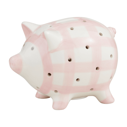 Mud Pie Pink Light Up Piggy Bank