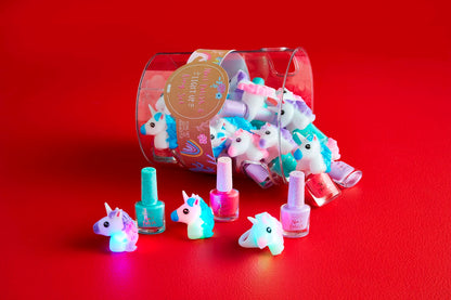 Mud Pie Unicorn Nail Polish & Ring Set