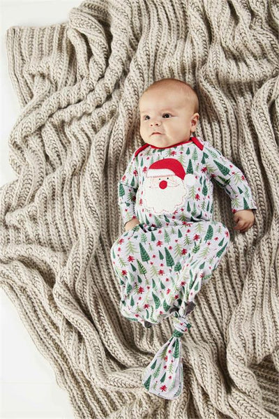 Mud Pie Family Christmas Baby Sleeper Gown