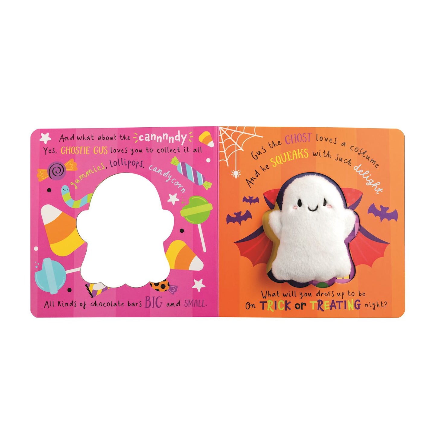 Mud Pie Halloween Plush Book