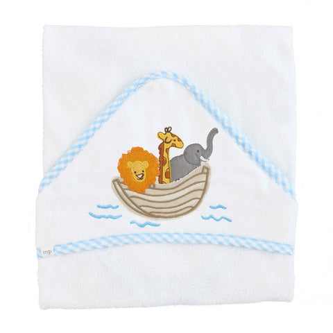 Mud Pie Noah's Ark Applique Hooded Towel