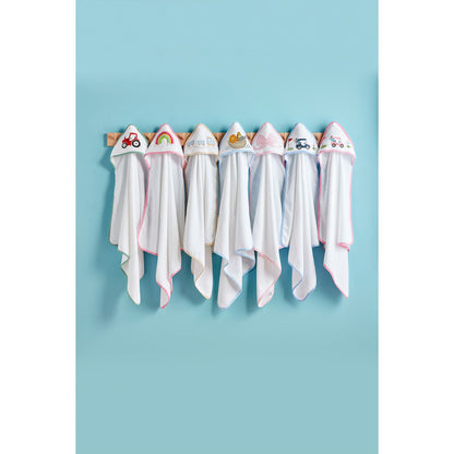 Mud Pie Noah's Ark Applique Hooded Towel