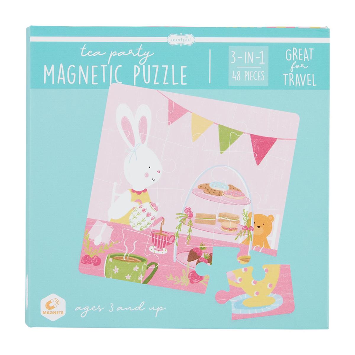 Mud Pie Tea Party Magnetic Puzzle Set