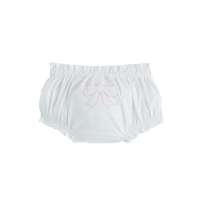 Mud Pie Boucle Bow Diaper Covers