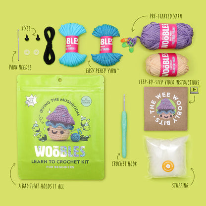 Irving the Mushroom Crochet Kit