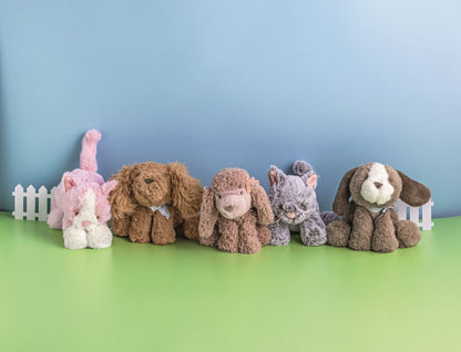 Mud Pie Puppy & Kitten Plush Pals