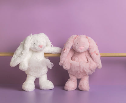 Mud Pie Hazel the Bunny Bow Plush Pal