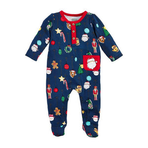 Mud Pie Navy Ornament Baby Sleeper