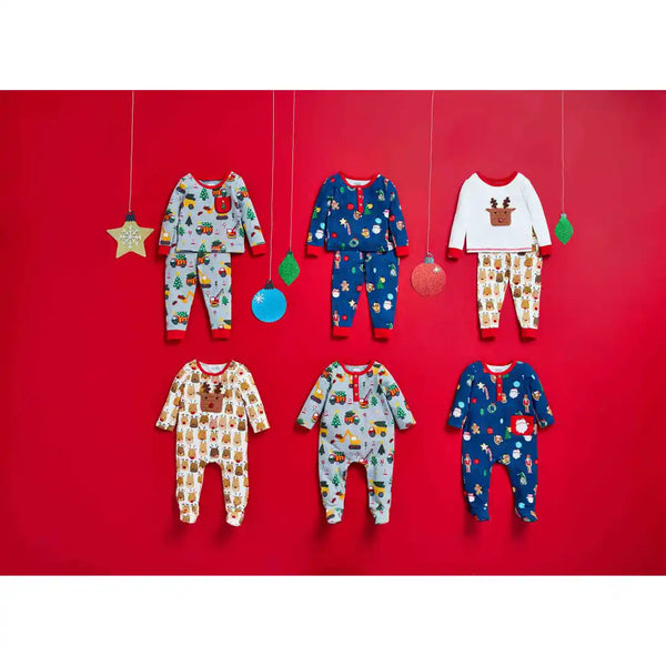 Mud Pie Construction Christmas Baby Sleeper