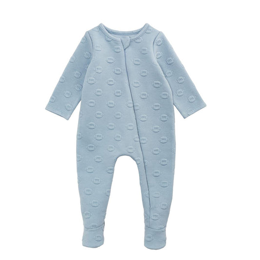 Mud Pie Quilted Football Sleeper