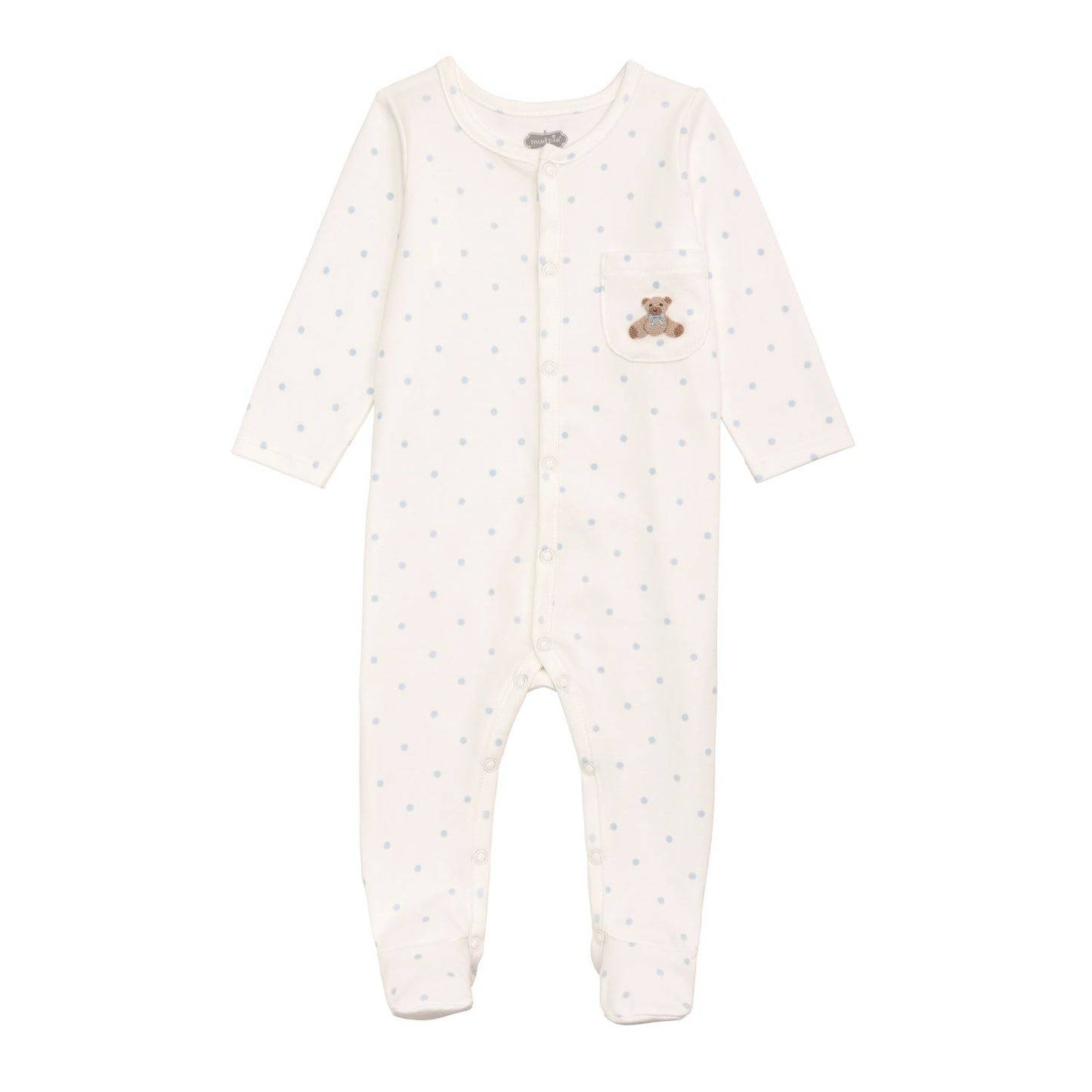 Mud Pie Teddy Bear Dot Sleeper