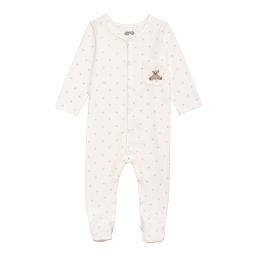 Mud Pie Teddy Bear Dot Sleeper