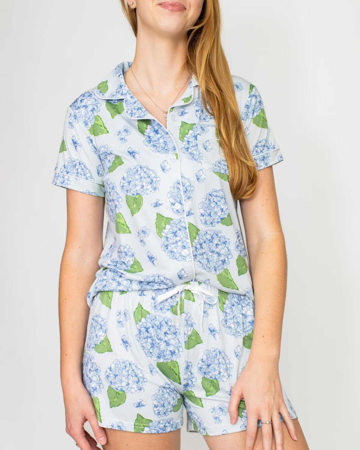 Hydrangea Sleep Shorts