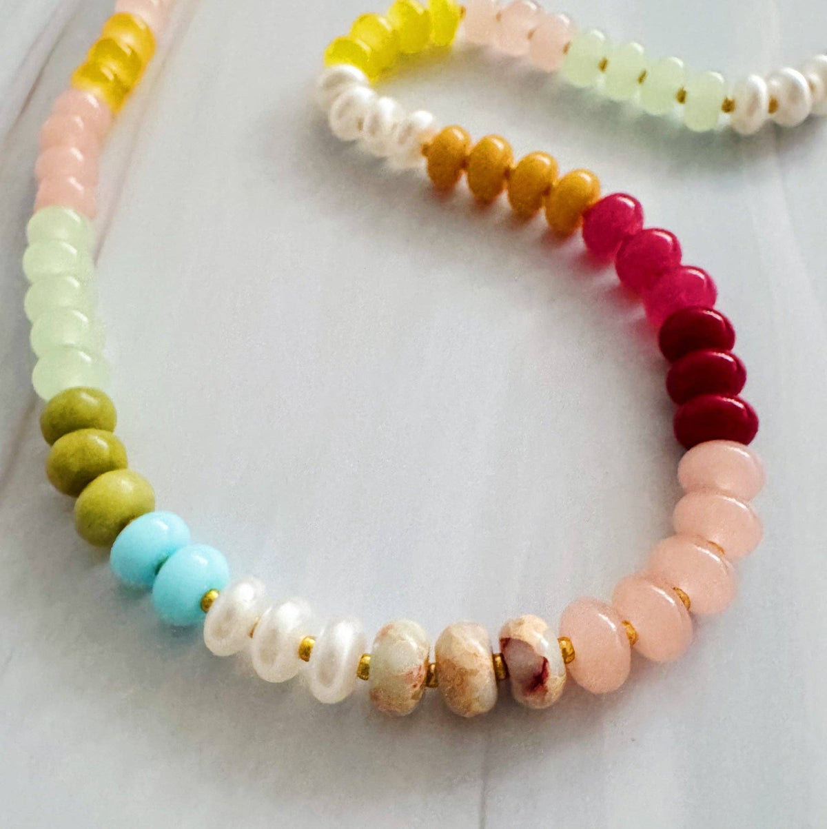 Color Garden Beaded Necklace