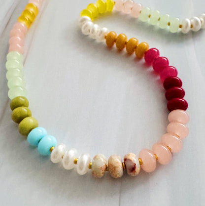 Color Garden Beaded Necklace