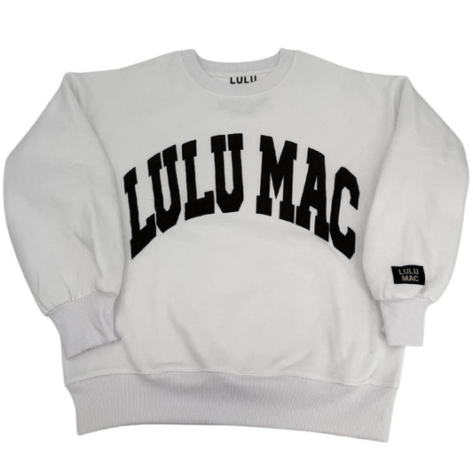 Lulu Mac White & Black Sweatshirt