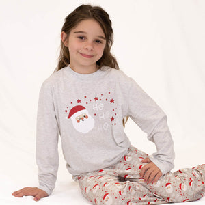 Youth Cheerful Santa Long Sleeve