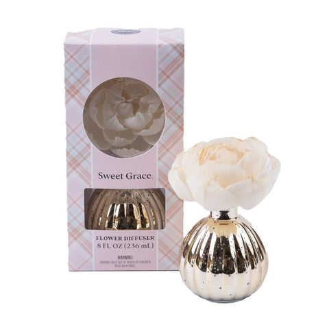 Gold Flower Diffuser - Sweet Grace