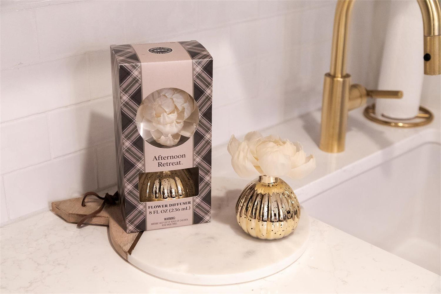Gold Flower Diffuser - Afternoon Retreat