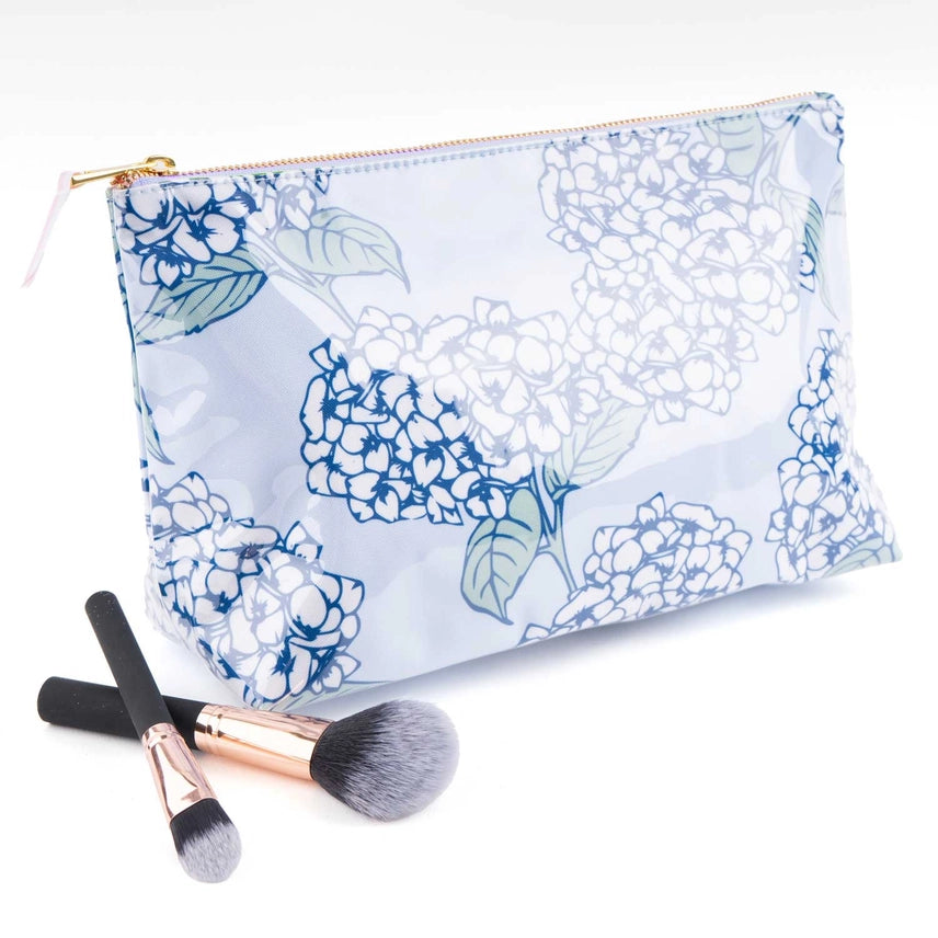Hydrangea Travel Cosmetic Case