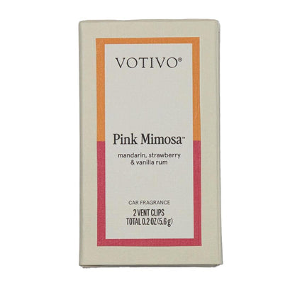 Pink Mimosa Car Fragrance - 6 Pack