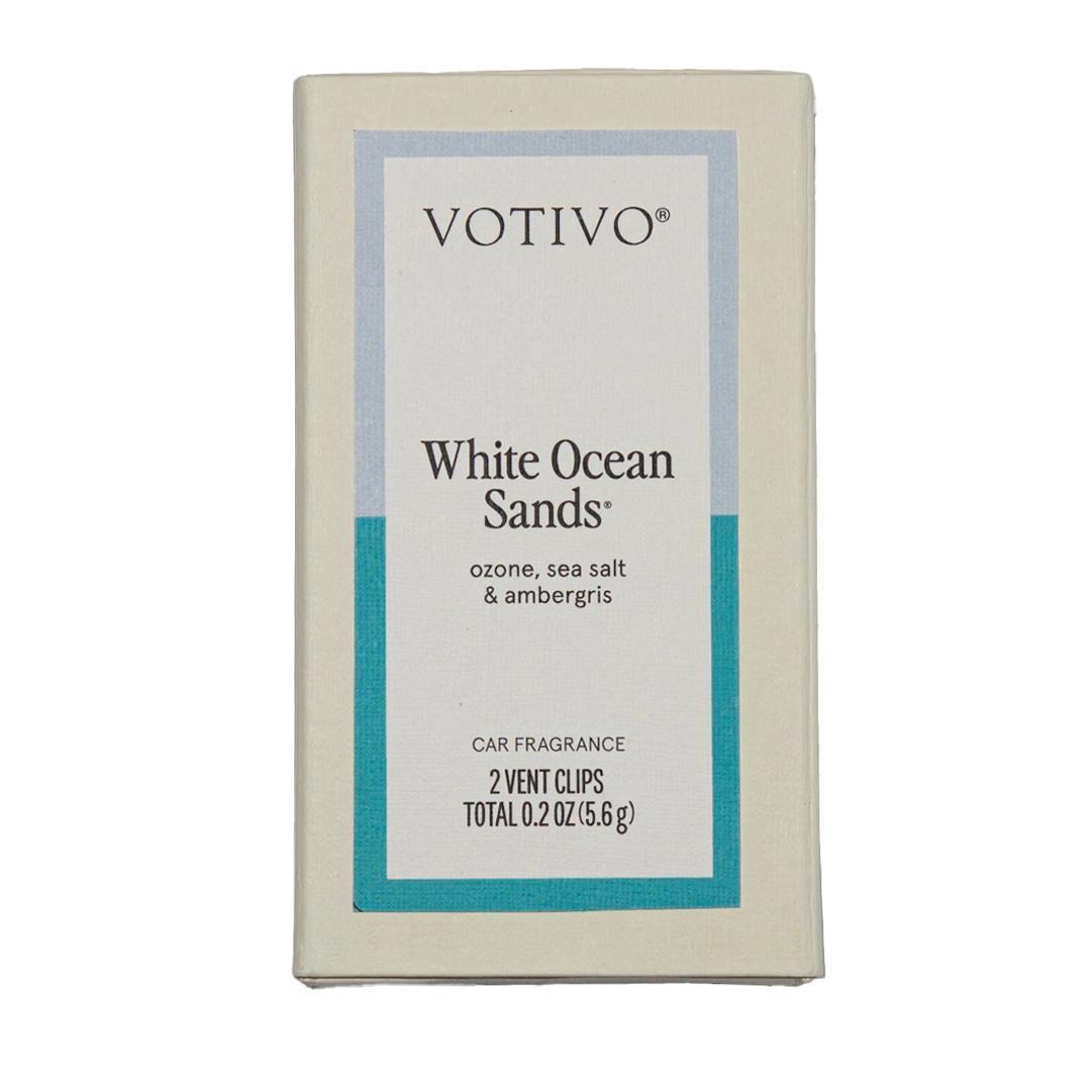 White Ocean Sands Car Fragrance - 6 Pack