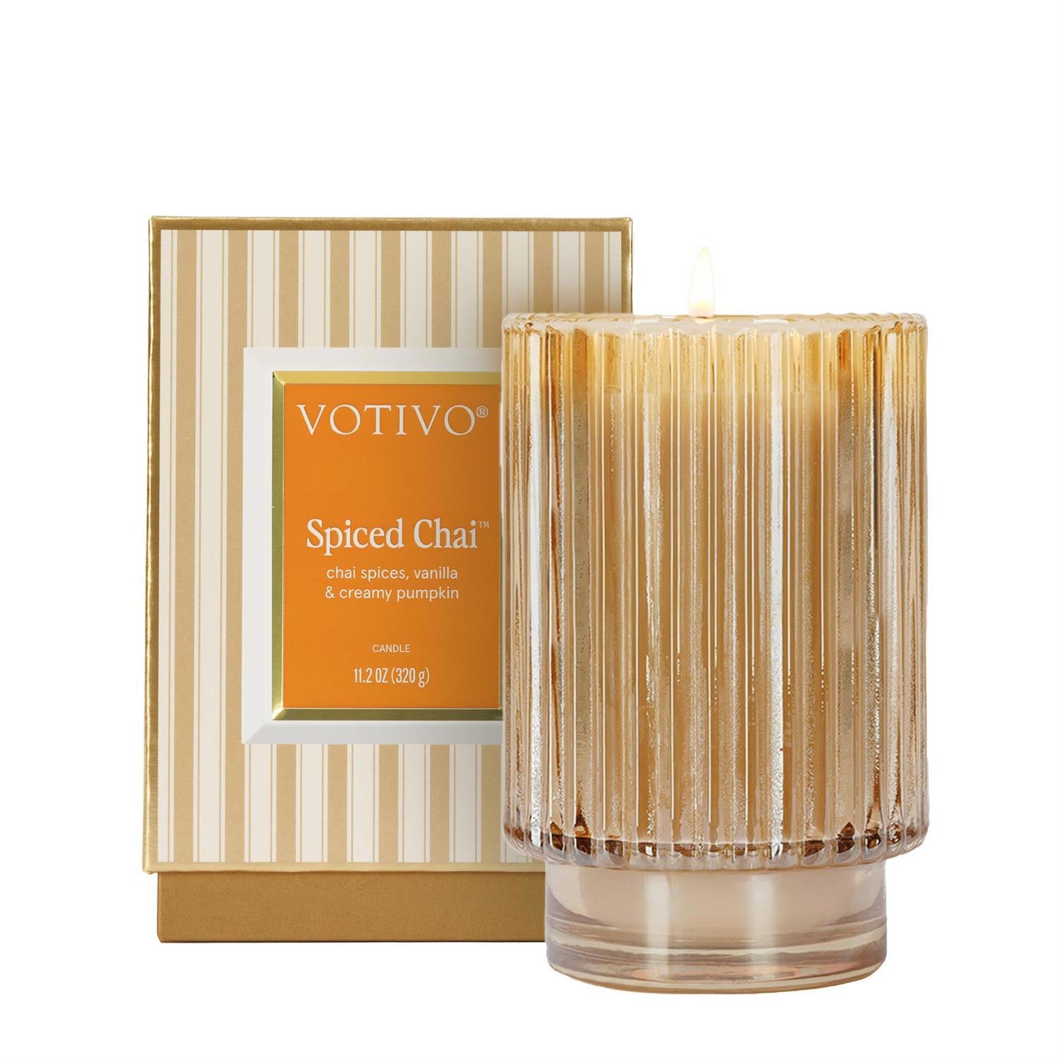 Spiced Chai Holiday Candle 4pk