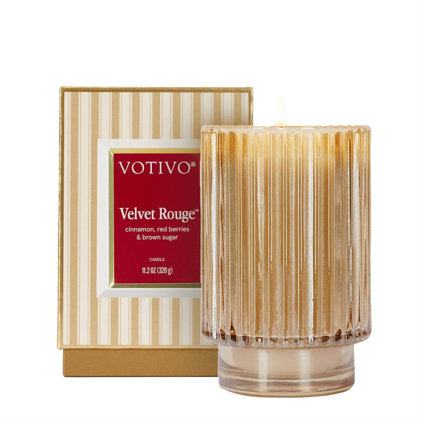Velvet Rouge Holiday Candle 4pk