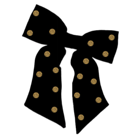 Black & Gold Sammy Hair Bow