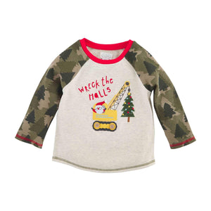 Mud Pie Wreck the Halls Toddler Tee