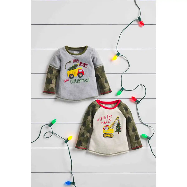 Mud Pie Wreck the Halls Toddler Tee