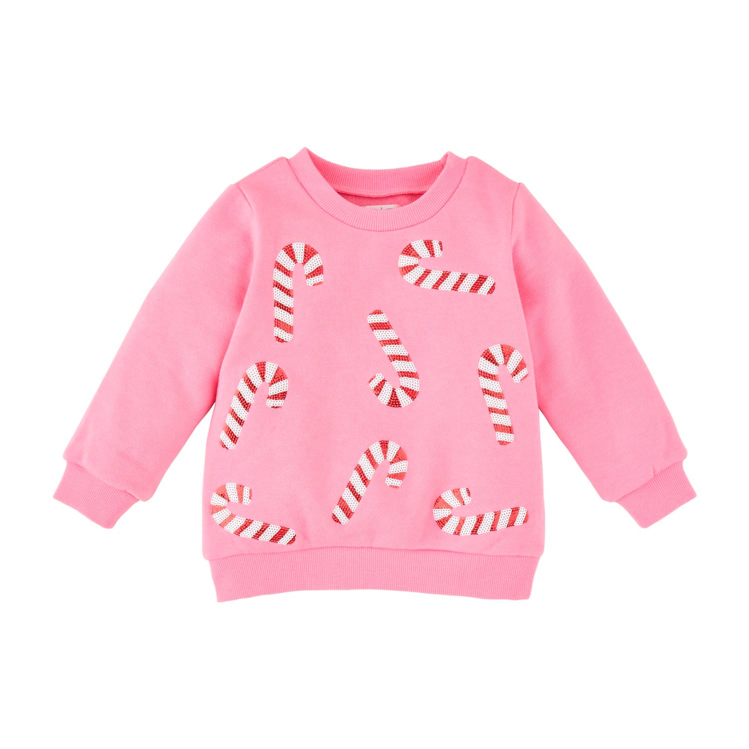 Mud Pie Toddler Candy Cane Sweatshirt