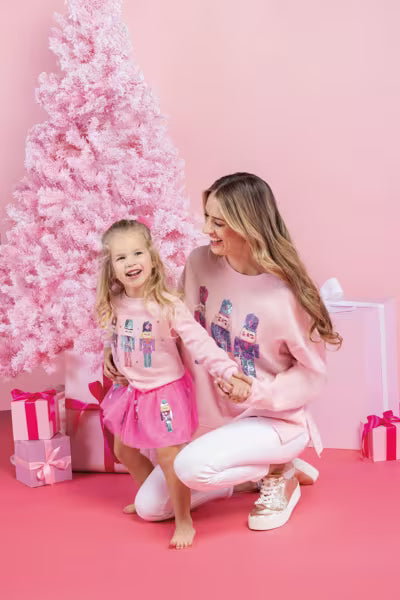 Mud Pie Nutcracker Sparkle Sweatshirt