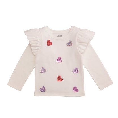 Mud Pie Toddler Love & Hearts Tee