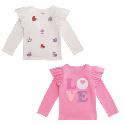 Mud Pie Toddler Love & Hearts Tee