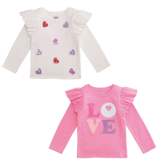 Mud Pie Toddler Love & Hearts Tee